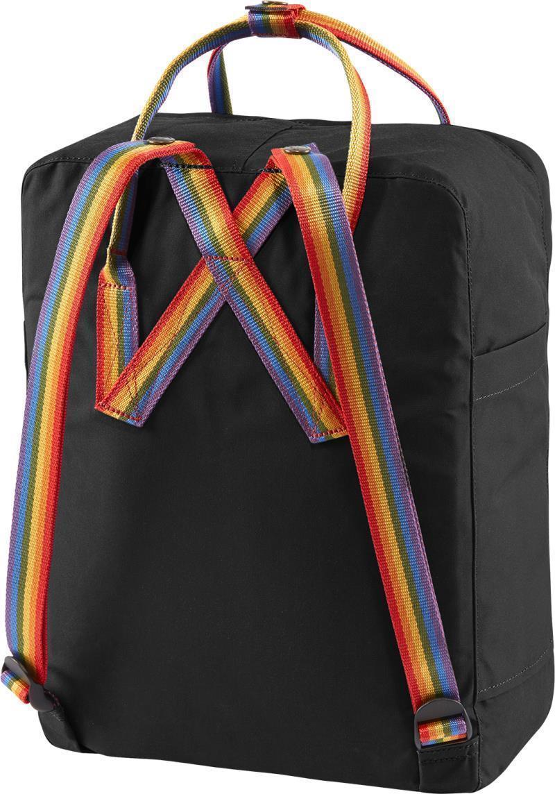 Kanken Rainbow - Black / Rainbow Pattern 3