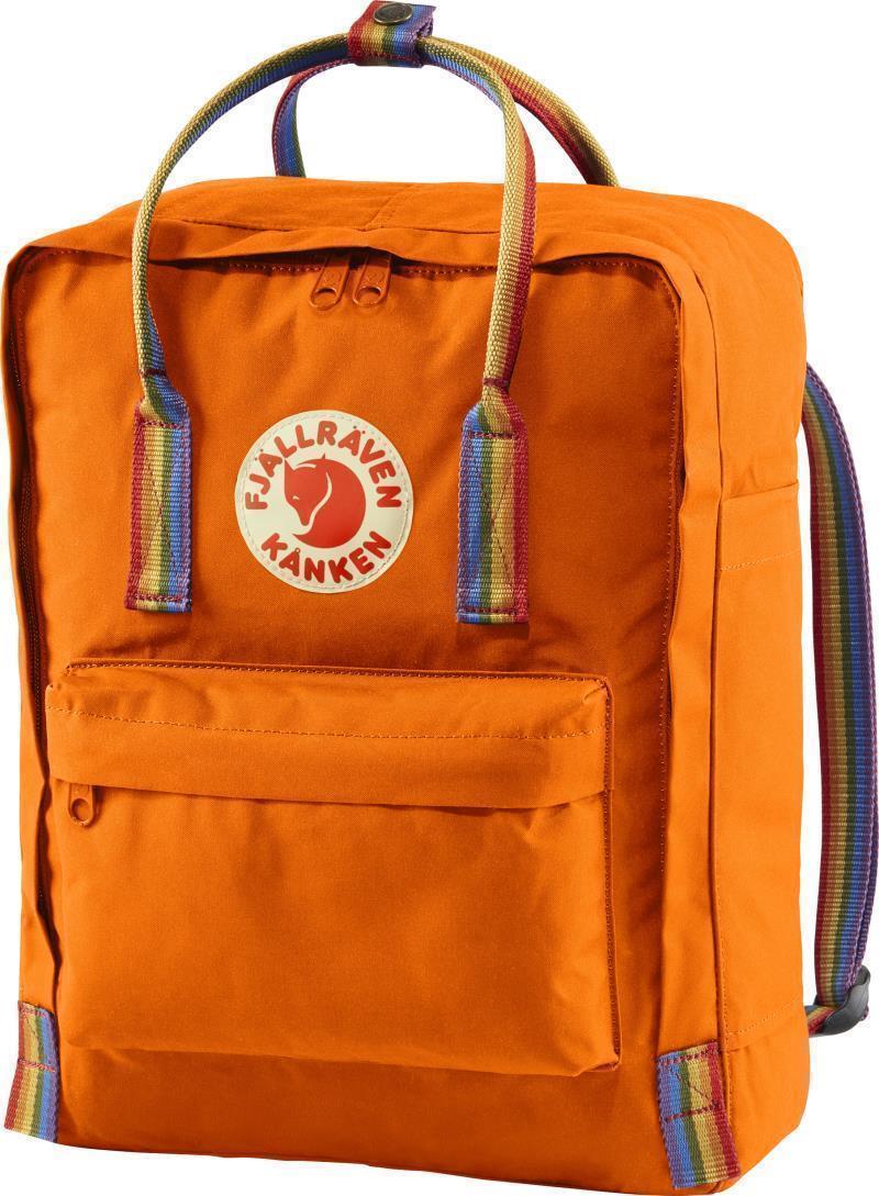 Kanken Rainbow - Burnt Orange / Rainbow Pattern 2