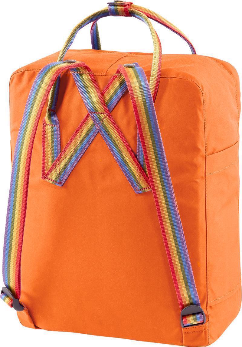 Kanken Rainbow - Burnt Orange / Rainbow Pattern 3