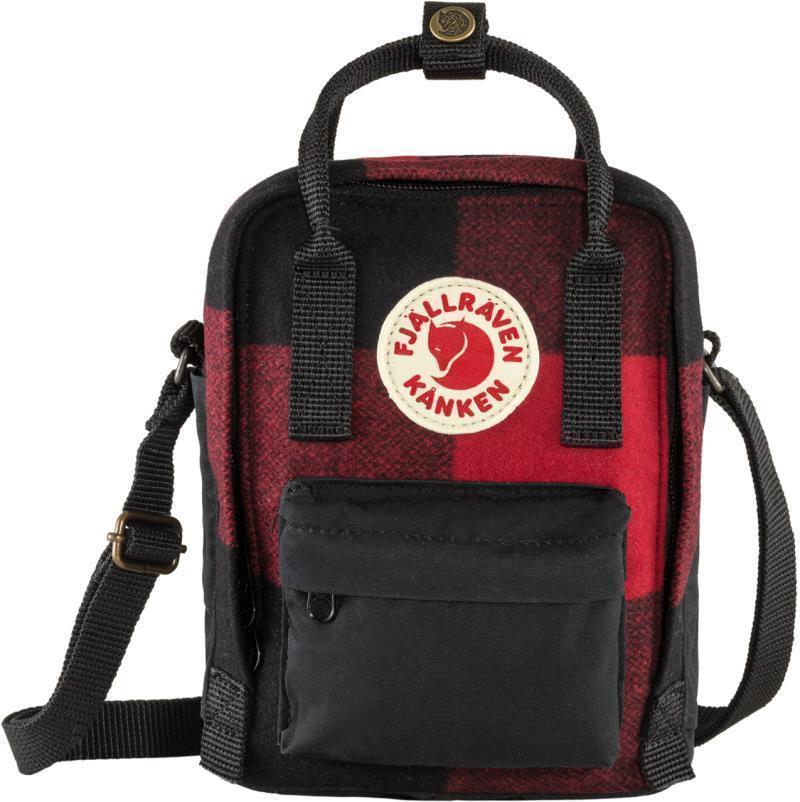 Kanken Re-Wool Sling - Red / Black 1