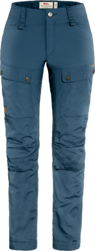 Keb Trousers Curved, Long - Womens - Indigo Blue 1