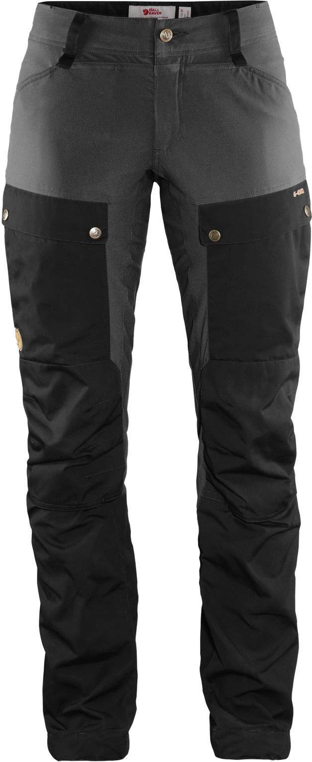 Keb Trousers Curved, Reg - Womens - Black / Stone Grey 1