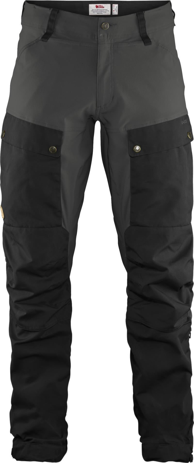 Keb Trousers, Reg - Mens - Black / Stone Grey 1