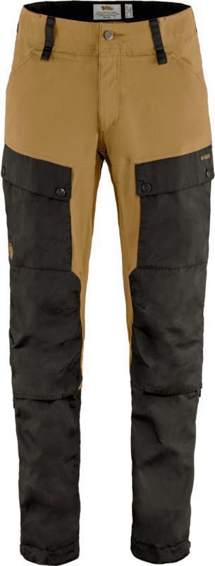 Keb Trousers, Short - Mens - Dark Grey / Buckwheat Brown 1