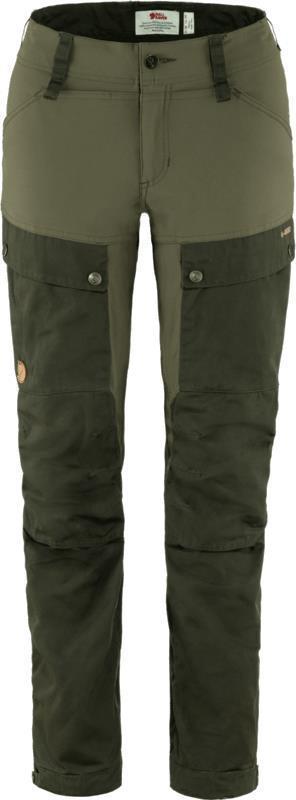 Keb Trousers, Short - Womens - Green Camo / Laurel Green 1