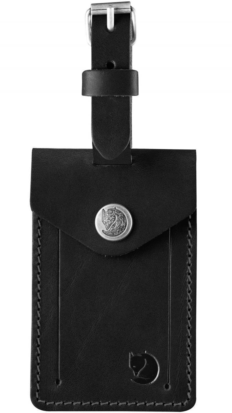 Leather Luggage Tag - Black 1