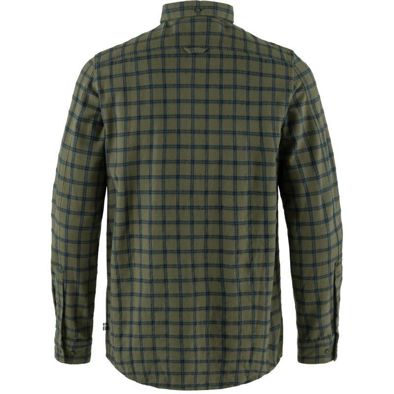 Ovik Flannel Shirt - Mens - Laurel Green / Indigo Blue 2