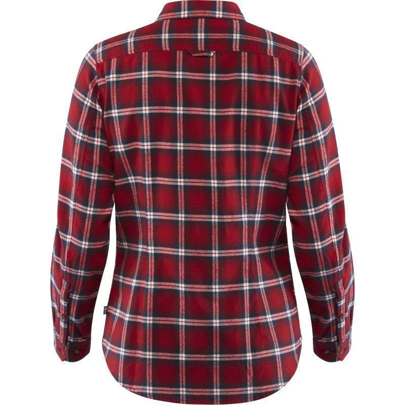 Ovik Flannel Shirt - Womens - Deep Red 2