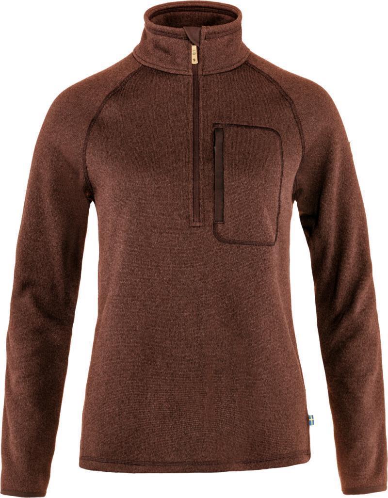 Ovik Fleece Half Zip - Womens - Autumn Leaf 1