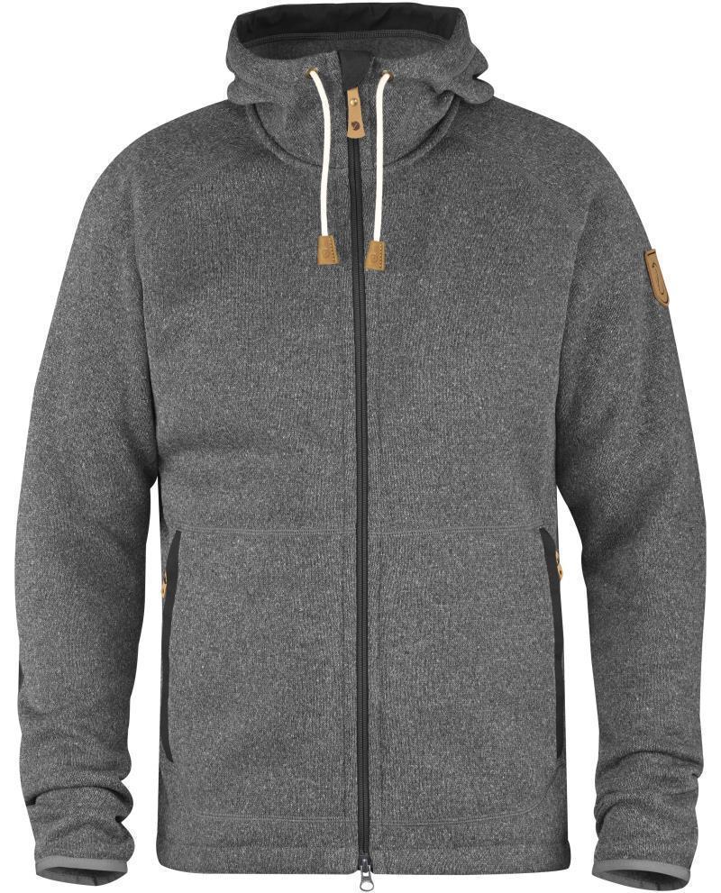 Ovik Fleece Hoodie - Mens - Dark Grey 1