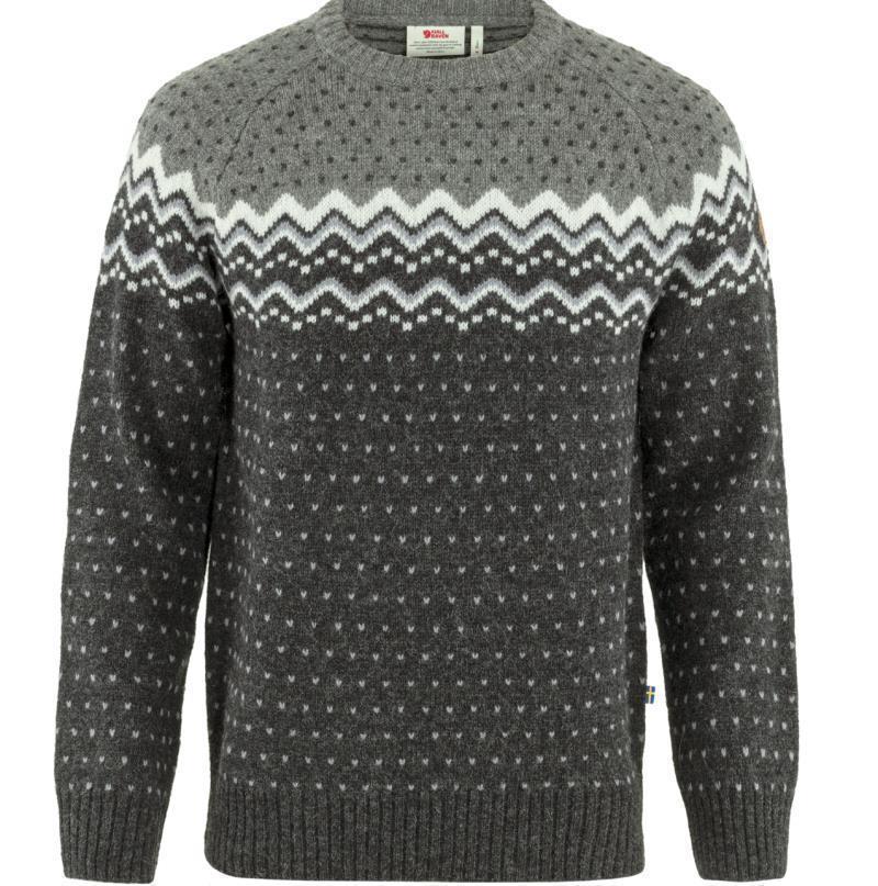 Ovik Knit Sweater - Mens - Dark Grey / Grey 1