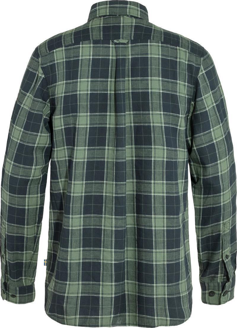Ovik Travel LS Shirt - Mens - Dark Navy / Patina Green 2
