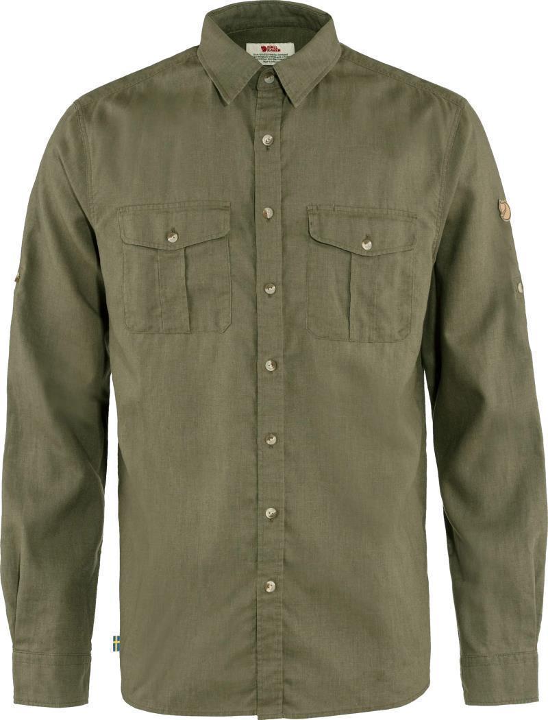 Ovik Travel LS Shirt - Mens - Green 1