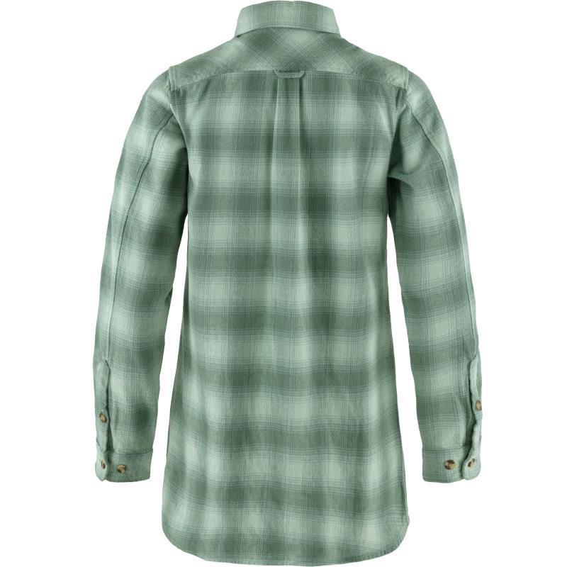 Ovik Twill LS Shirt - Womens - Misty Green / Patina Green 2