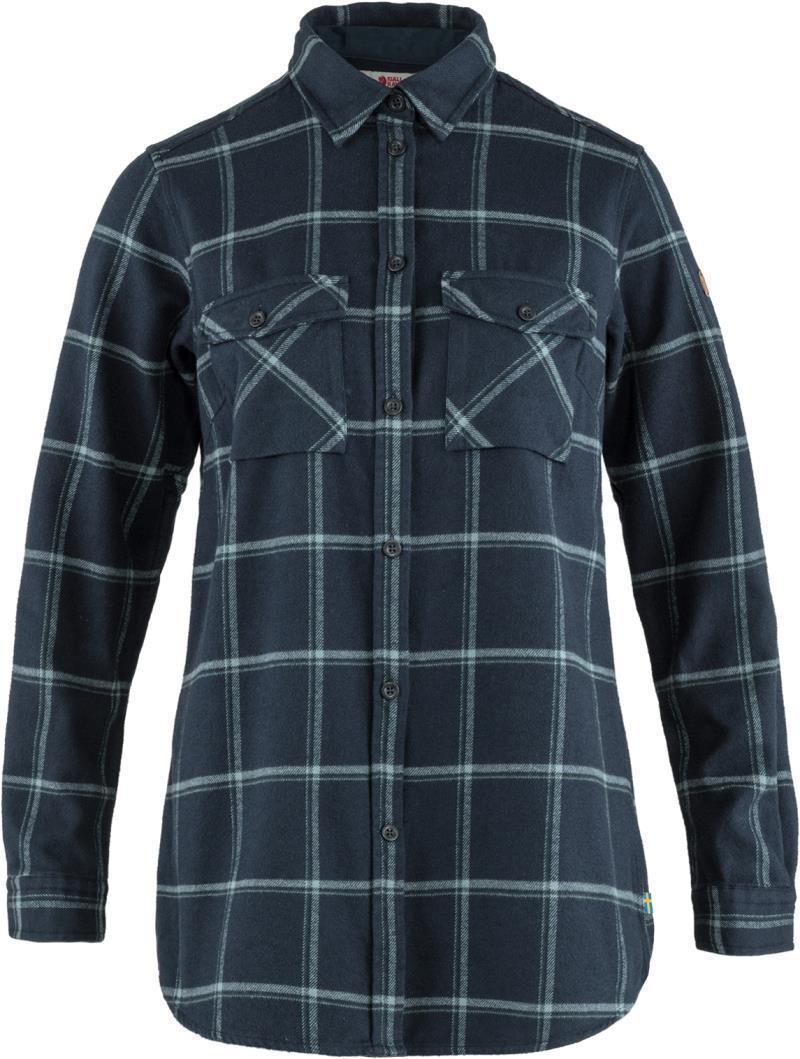 Ovik Twill Shirt LS - Womens - Dark Navy / Steel Blue 1