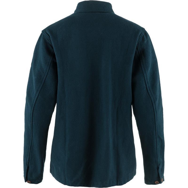 Singi Flannel Overshirt - Womens - Dark Navy 2