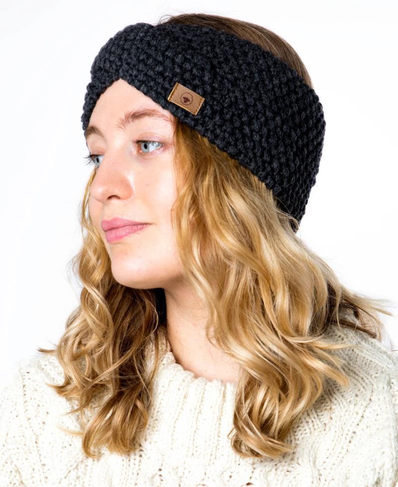 Alrune Band, 100% Merino - coal 1