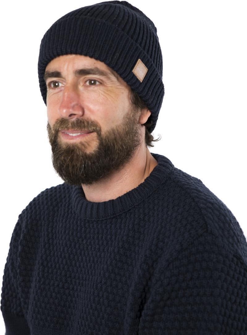C-Beanie, 100% Merino - Mens - midnight blue 1