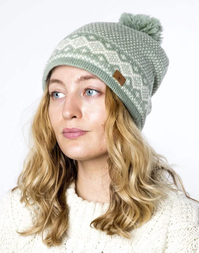 Enya Hat, 100% Merino - dusty 1