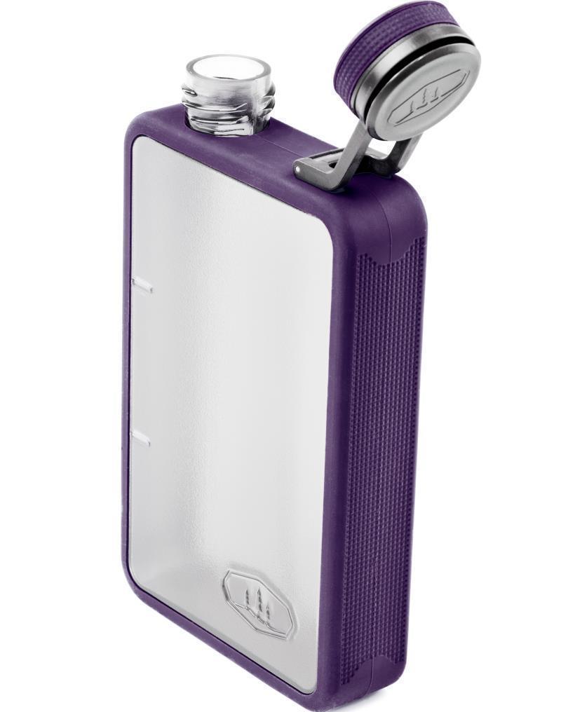 Boulder Flask 177ml / 6oz - Purple - Not Applicable 2