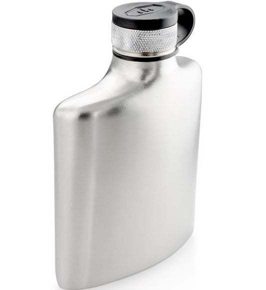 Glacier Stainless Hip Flask - 177ml / 6oz - Not Applicable 1