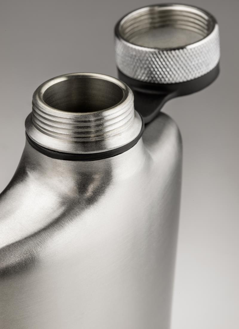 Glacier Stainless Hip Flask - 236ml / 8oz - Not Applicable 2