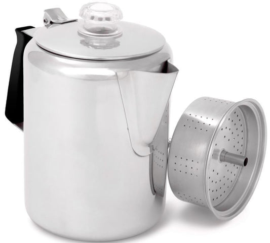 Glacier Stainless Percolator with Silicone Handle - 9 Cup - Not Applicable 1
