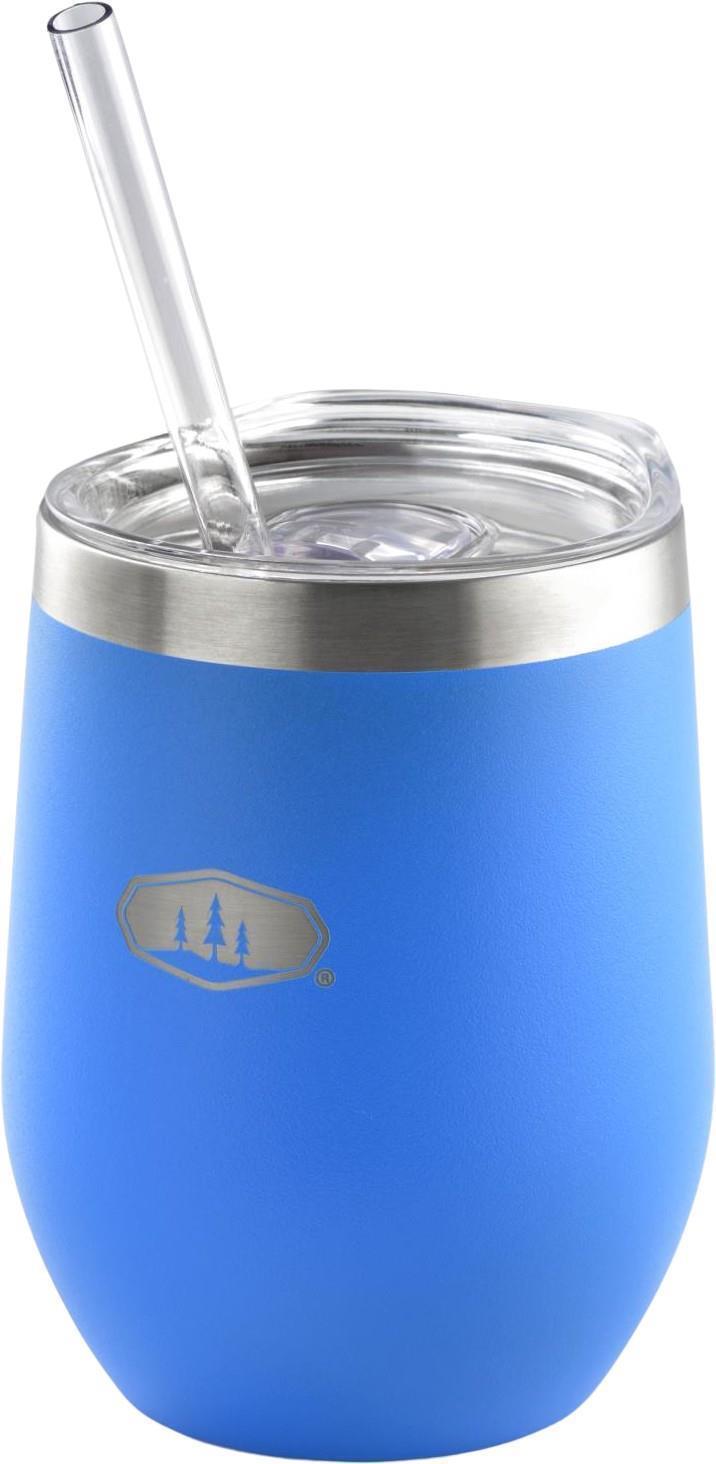 Glacier Stainless Tumbler 355ml / 12oz - Blue Aster 1
