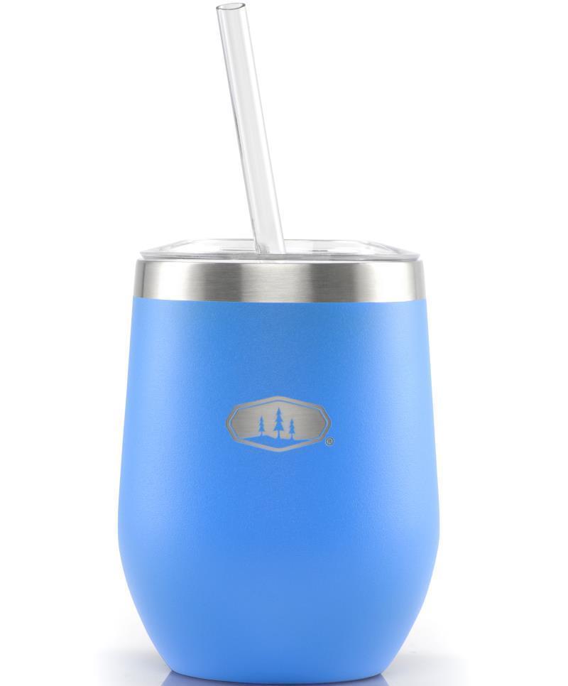Glacier Stainless Tumbler 355ml / 12oz - Blue Aster - Not Applicable 3