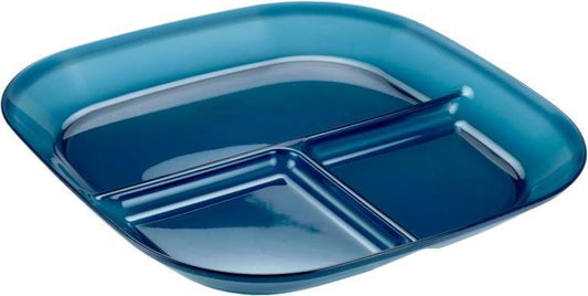 Infinity Divided Plate - Blue 1