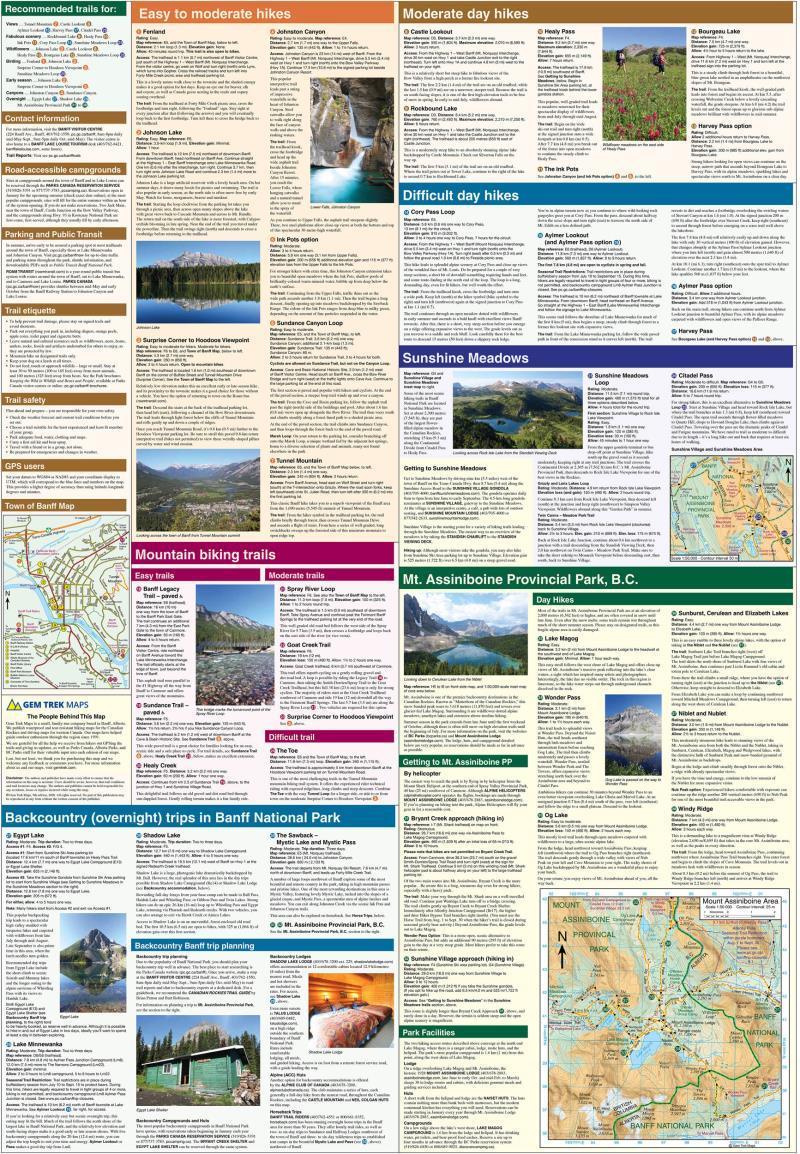 Banff & Mt. Assiniboine 9th Edition - Waterproof - Not Applicable 3