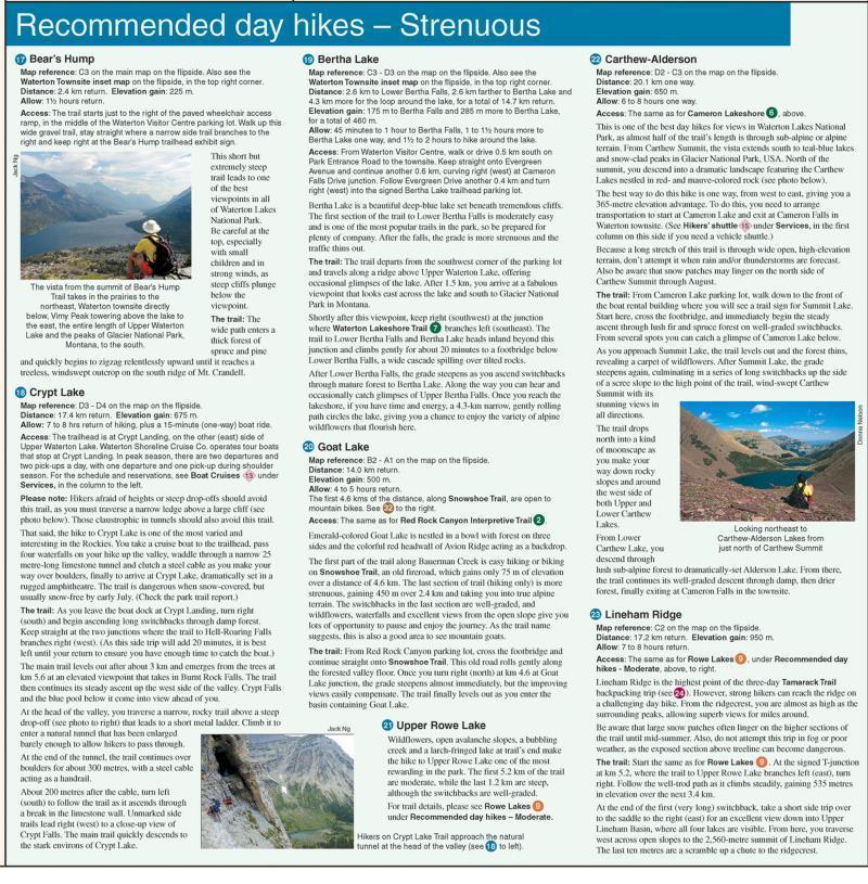 Waterton Lakes National Park 4th Edition - Not Applicable 5