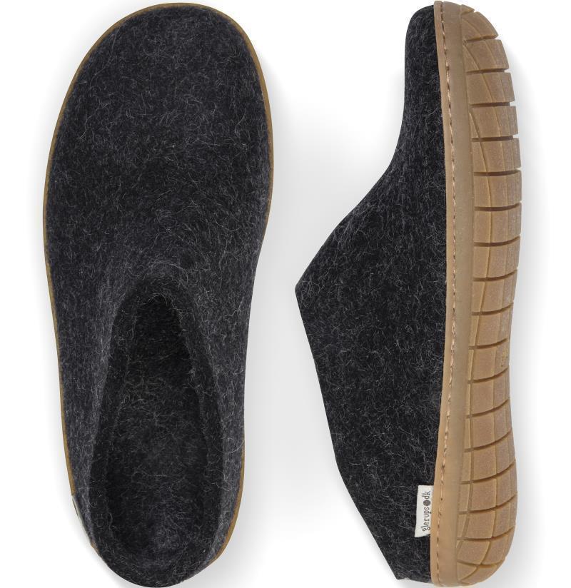 Slip-on, Honey Rubber - Charcoal 4