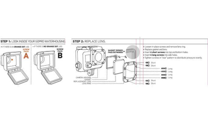 Lens Replacement Kit for Dive Housing - Not Applicable 2
