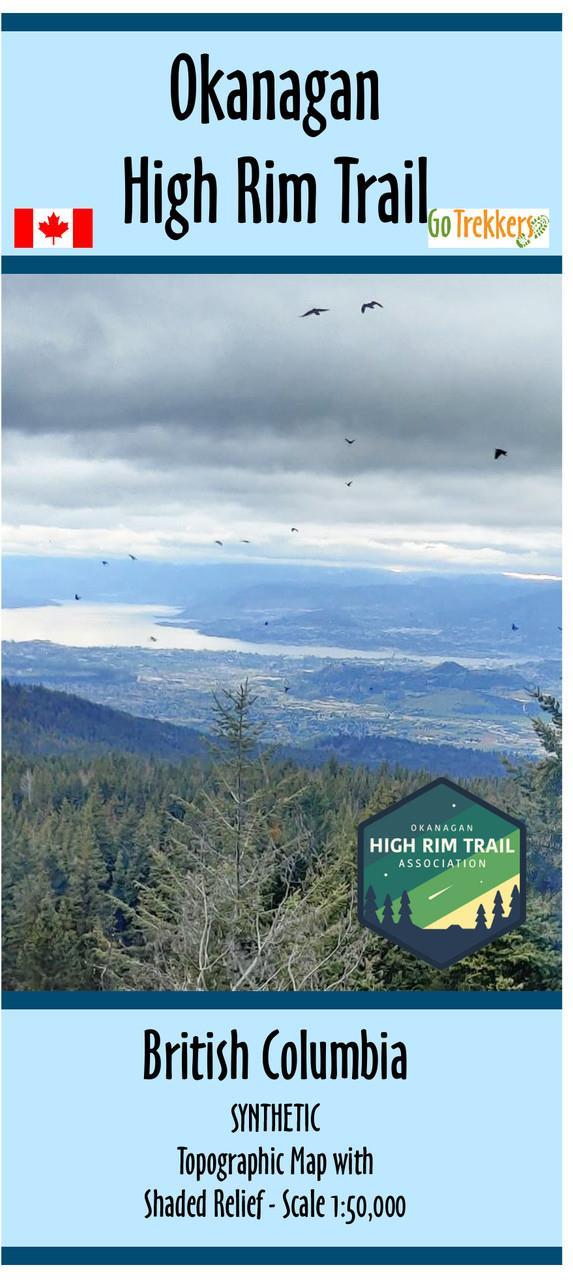 Okanagan High Rim Trail Map - Synthetic - Not Applicable 1