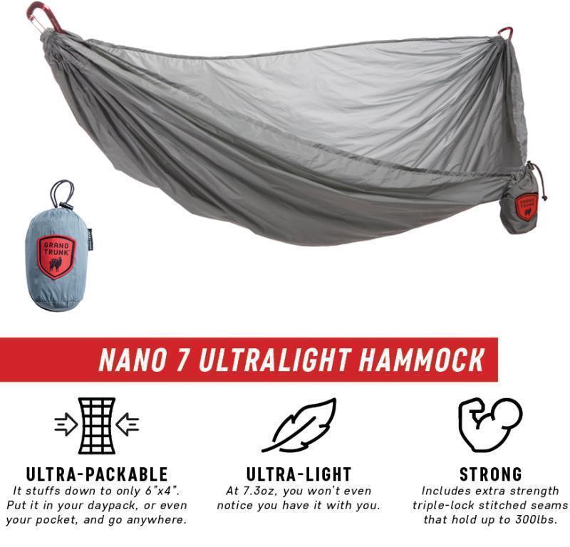Nano 7 Hammock - Grey 2