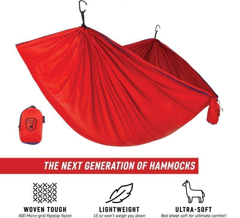 TrunkTech Double Hammock - Red / Navy 3