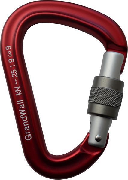 Cerberus ScrewGate Carabiner - Red 1
