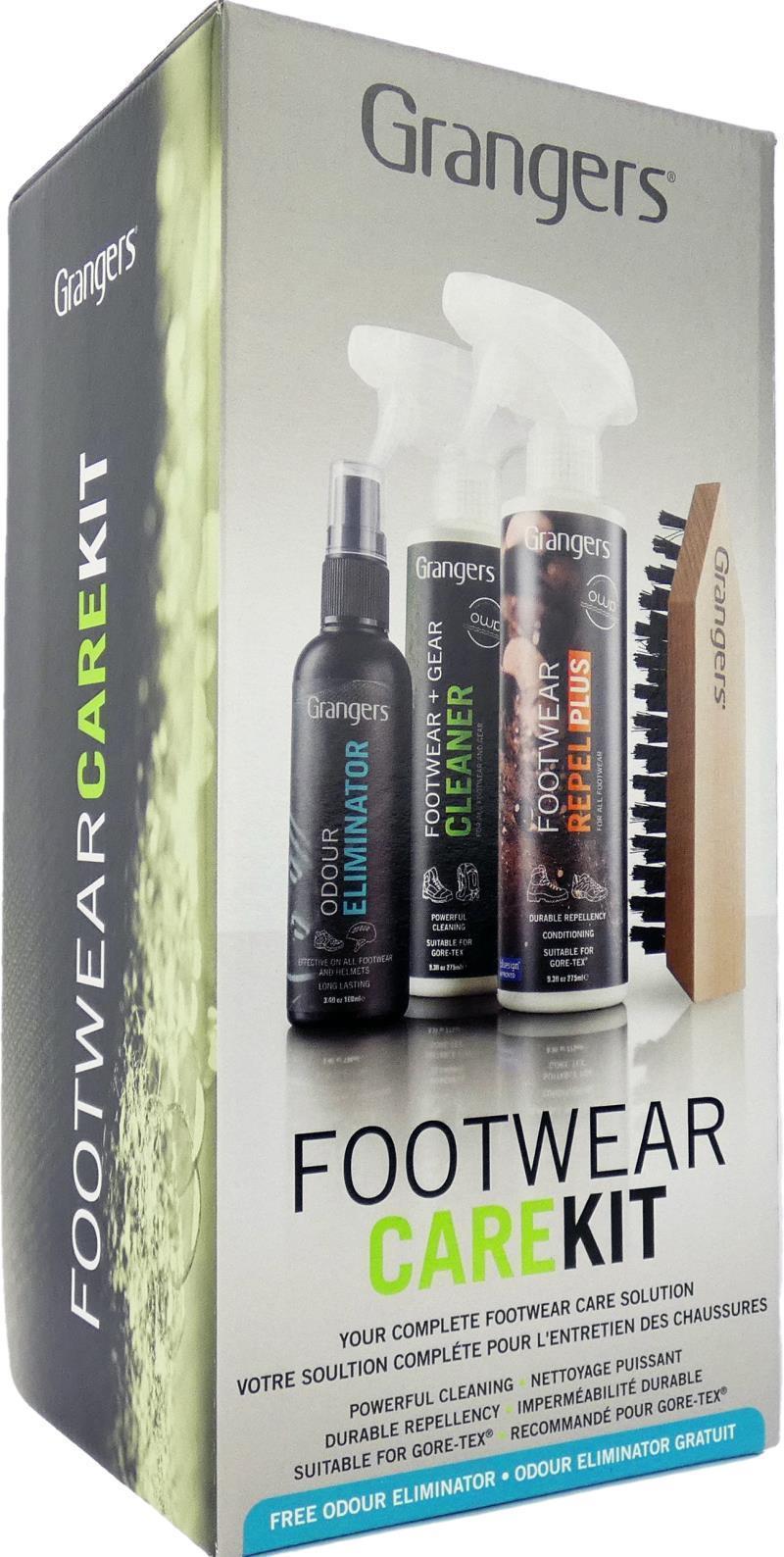 Footwear Care Kit - Repel Plus, Cleaner, Odor Eliminator + Brush - Not Applicable 1