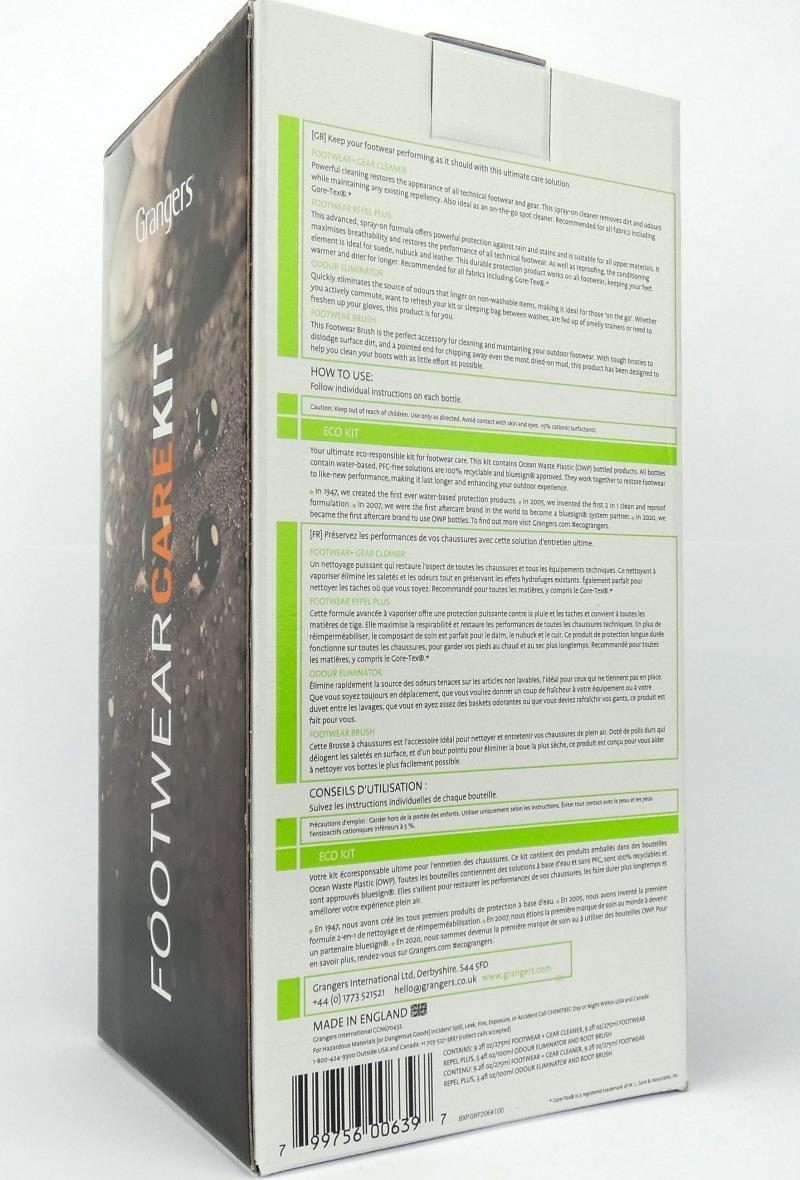 Footwear Care Kit - Repel Plus, Cleaner, Odor Eliminator + Brush - Not Applicable 2