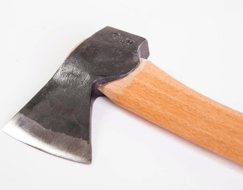 Large Carving Axe, Double Grinded, Carved Handle - 37cm / 14.5" - Not Applicable 3