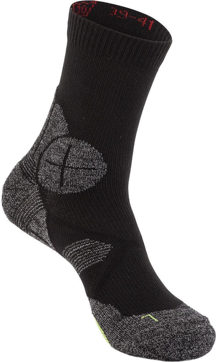 Hike Socks - Asphalt / Green 2