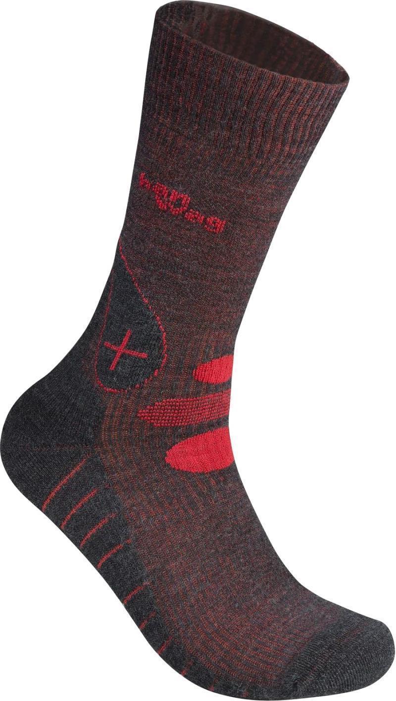 Trek Eco Socks - Anthracite / Rubin 1