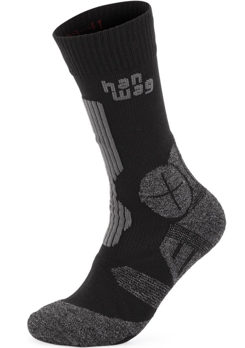 Trek Socks - Asphalt / Black 1