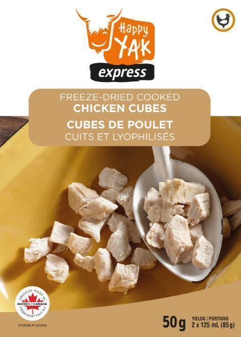 Freeze-Dried Cooked Chicken Cubes - 50g - Not Applicable 1