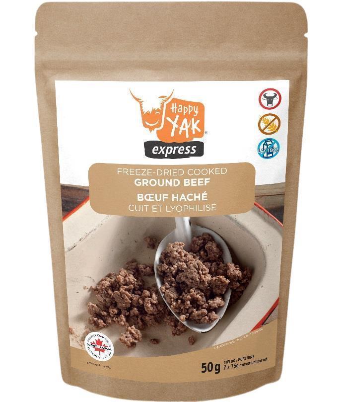 Freeze-Dried Cooked Ground Beef - 50g - Not Applicable 1