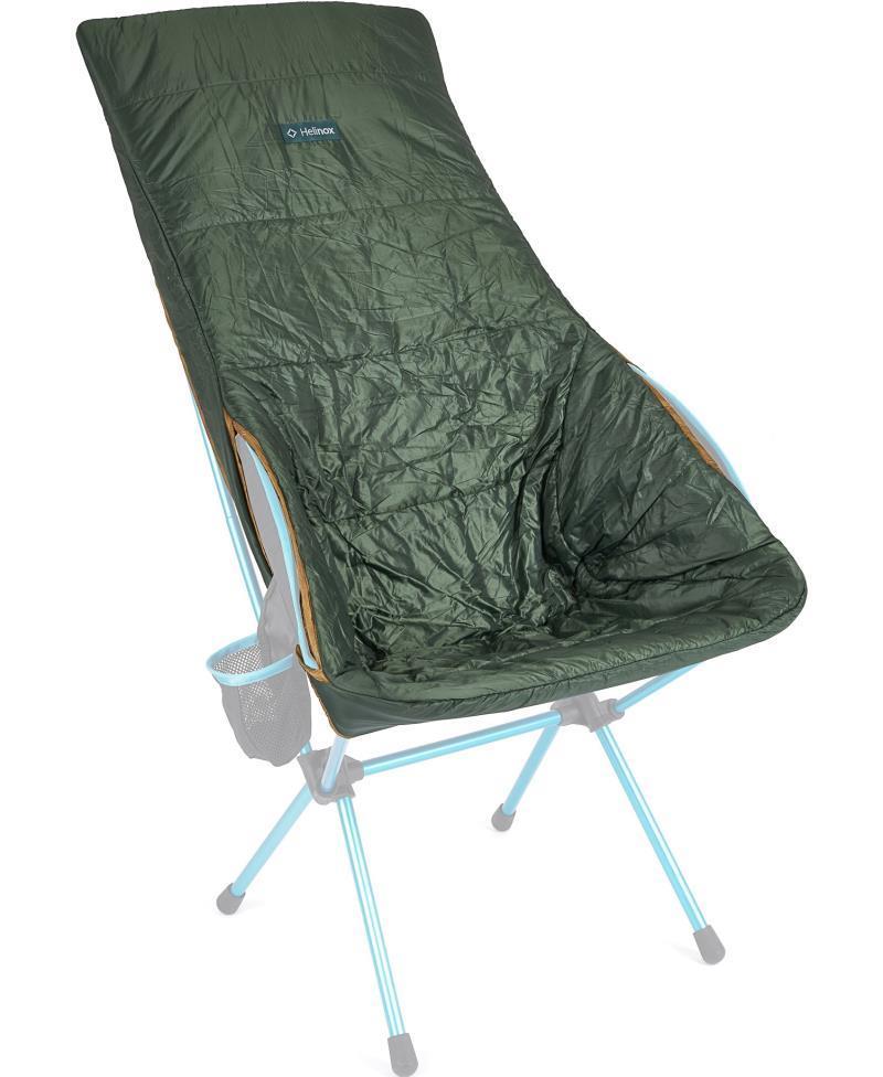 High-Back Seat Warmer Savanna / Playa - Coyote Tan / Forest Green 2