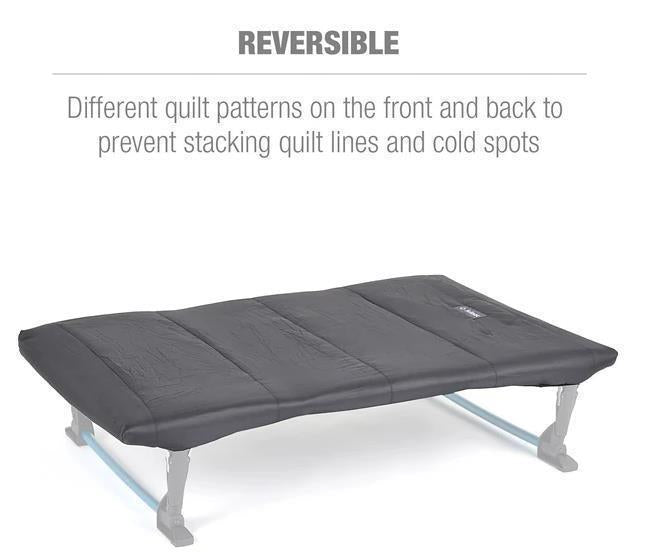 Insulated Dog Cot Cover M - Black / Iron Block 2