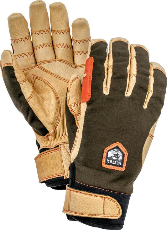 Ergo Grip Active Gloves - Dark Forest / Natural Brown 1