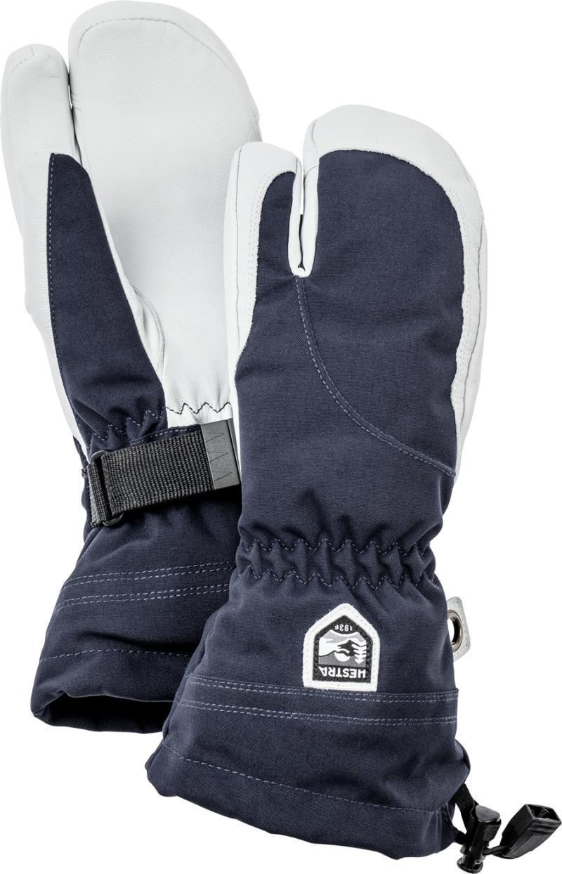 Heli Ski 3-Finger - Womens - Navy / Off White 1